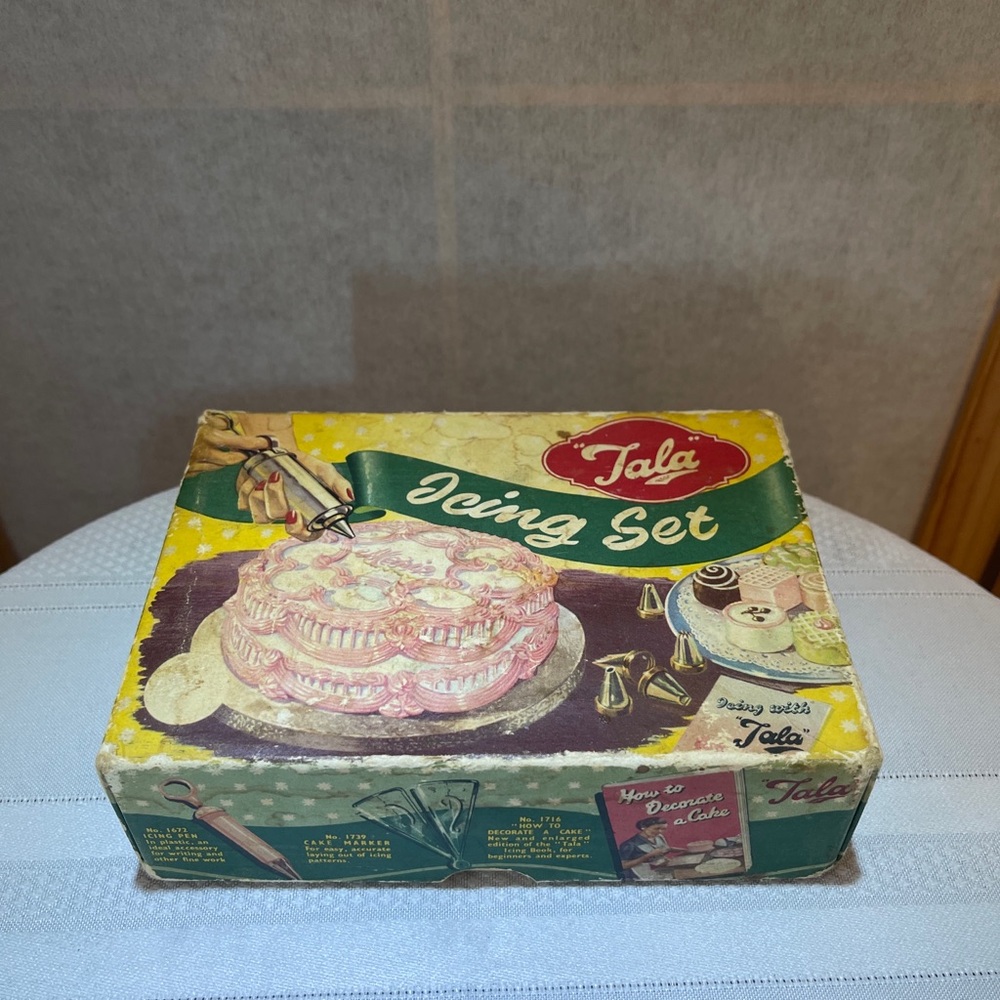 Vintage Tala Icing Set No. 1705 Made in England original box